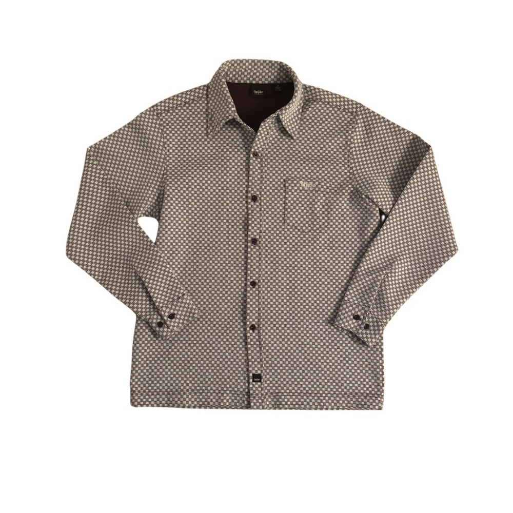 Mossimo Y2K Chocolate Geometric Button-Up Shirt